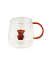 MUG IN VETRO ORSETTO MARRONE NEAVITA
