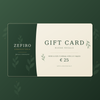 Zefiro Gift Card - 25 euro